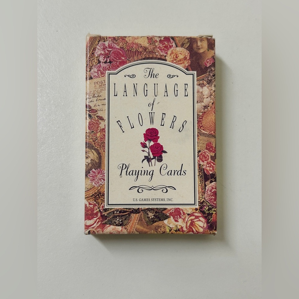 THE LANGUAGE OF FLOWERS Playing Cards
